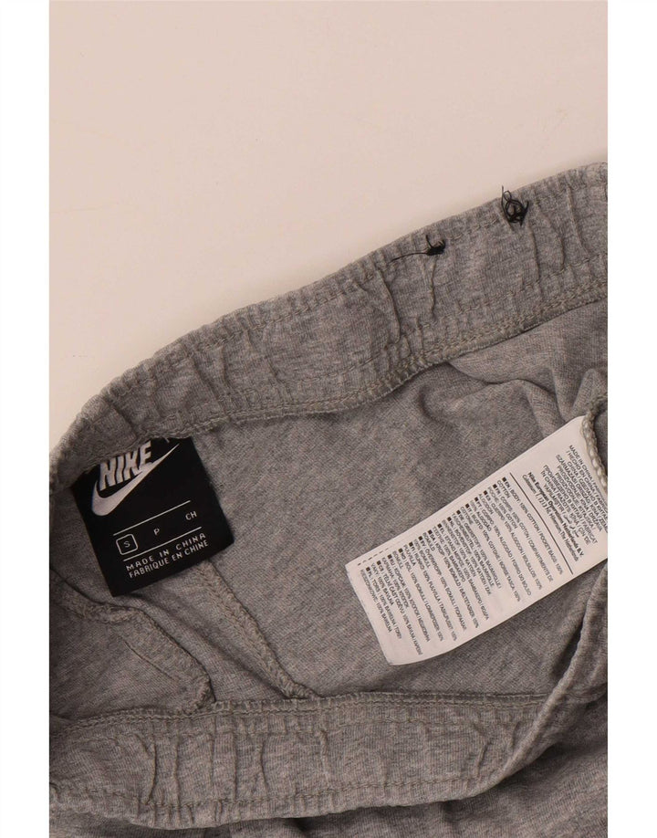 Nike - Pantalones cortos deportivos para hombre, talla pequeña, algodón gris