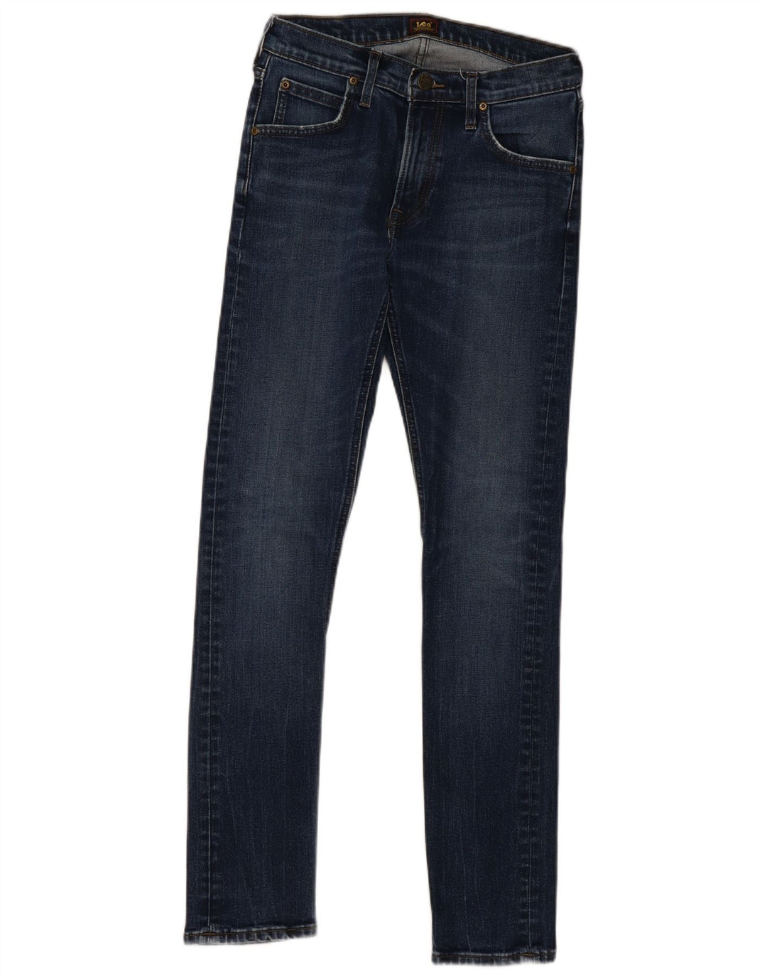 LEE Mujer Luke Slim Jeans W28 L32 Algodón Azul