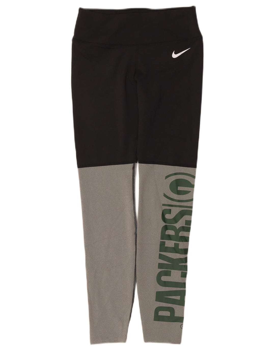 Leggings NIKE Green Bay Packers para mujer UK 12 Medium Black Colourblock