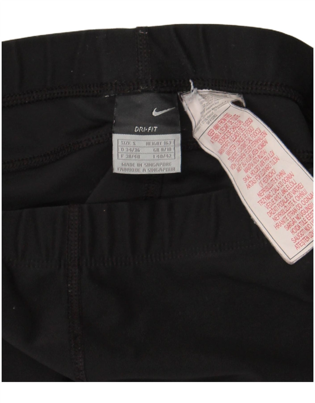 Nike - Pantalones de chándal para mujer, talla 8/10, color negro