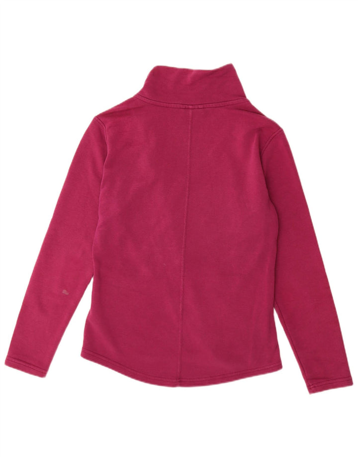 Puma Mujer Chándal Top Chaqueta UK 12 Medio Rosa Algodón