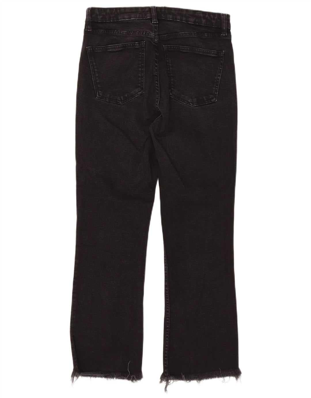 Zara Jeans Cortos Para Mujer EU 38 Small W28 L25 Negro
