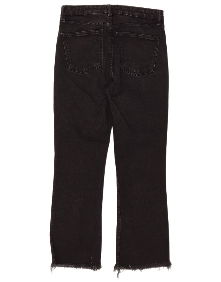 Zara Jeans Cortos Para Mujer EU 38 Small W28 L25 Negro
