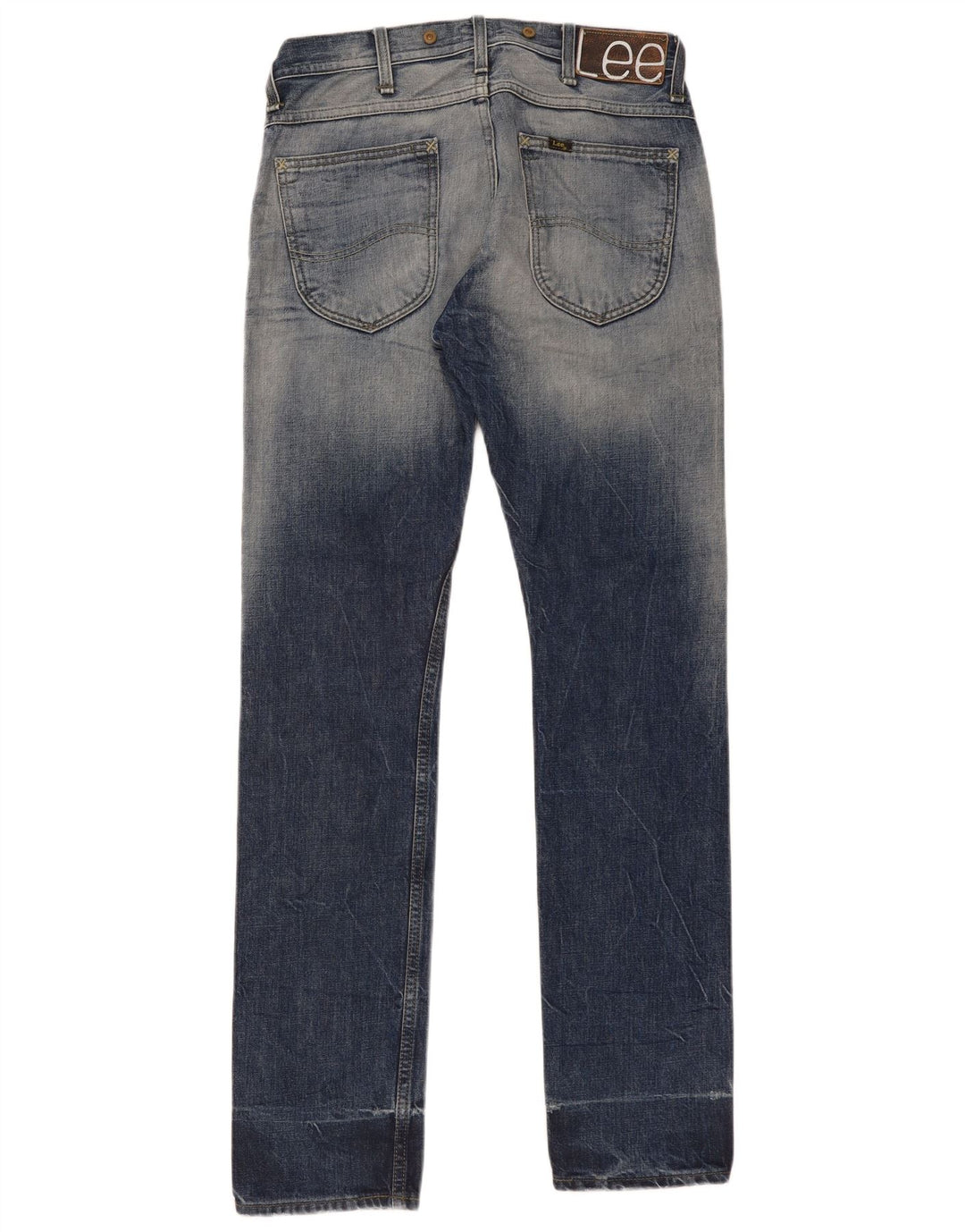 Lee Mens 101 Logger Vaqueros Rectos W30 L34 Algodón Azul
