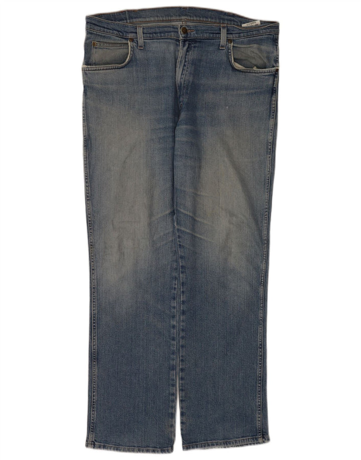 Wrangler Vaqueros Rectos De Corte Regular Para Hombre W38 L32 Algodón Azul