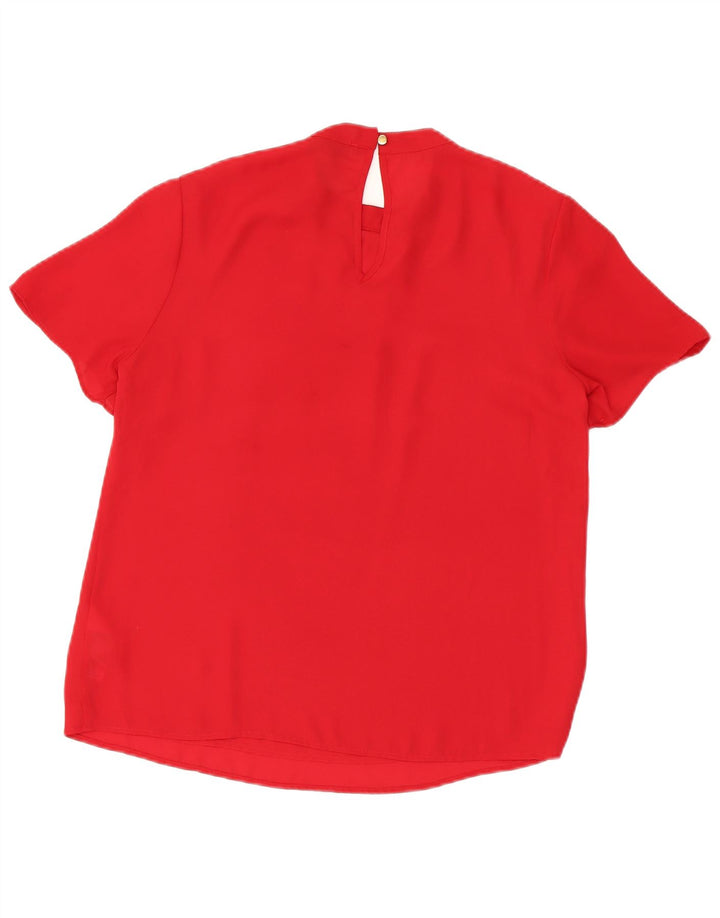 Blusa Oasis para mujer Top UK 42 Poliéster rojo medio