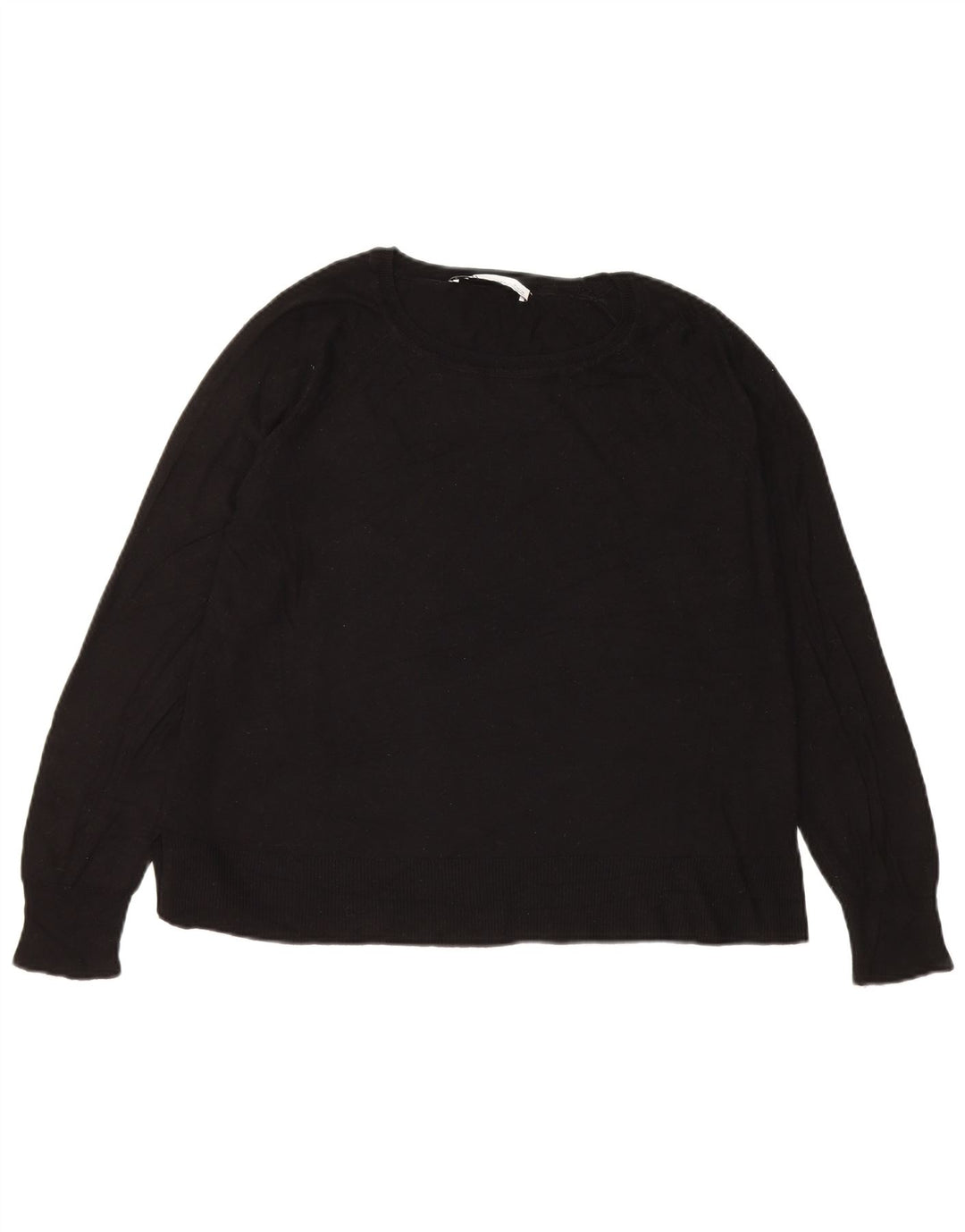 Zara - Jersey con cuello barco para mujer, talla 40, talla M, color negro