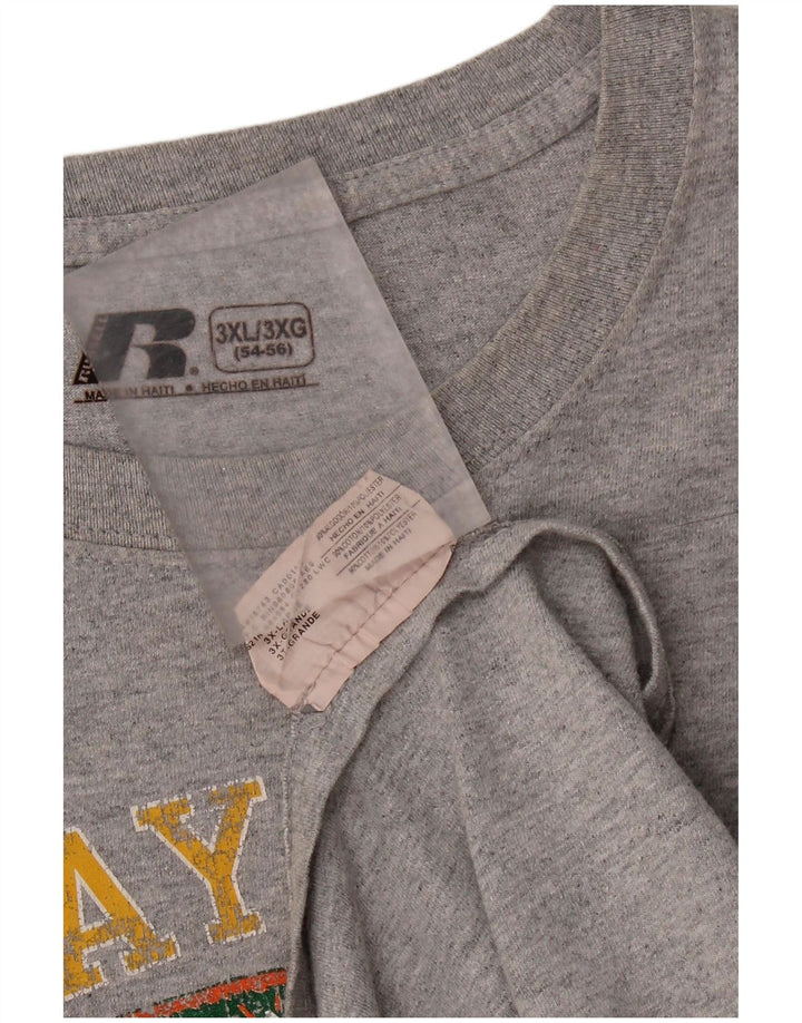 Russell Athletic Camiseta gráfica para hombre Baylor Bears Top 3XL Algodón gris