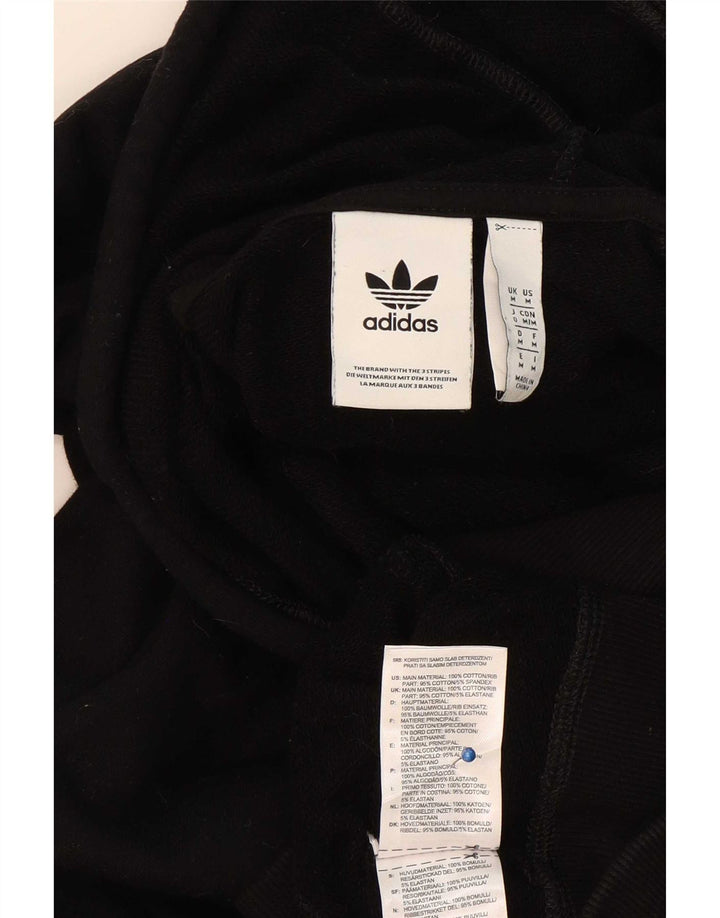 Adidas Hombre Sudadera Con Capucha Jumper Medium Negro Algodón