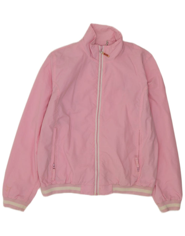 SLAM Chaqueta de chándal para mujer UK 44 Medium Pink Nylon
