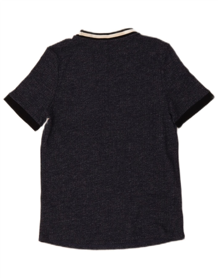 Marks & Spencer Camiseta para mujer Top UK 44 Medium Azul marino moteado