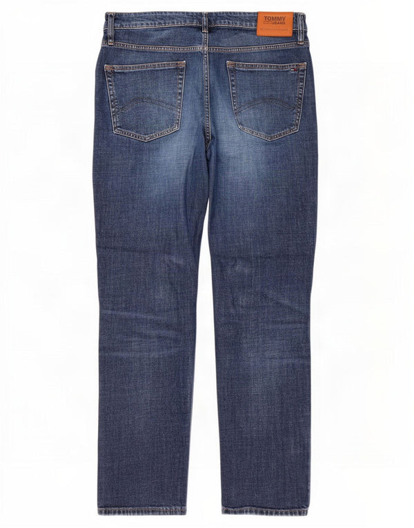 Tommy Hilfiger Vaqueros rectos para hombre W34 L32 Algodón azul