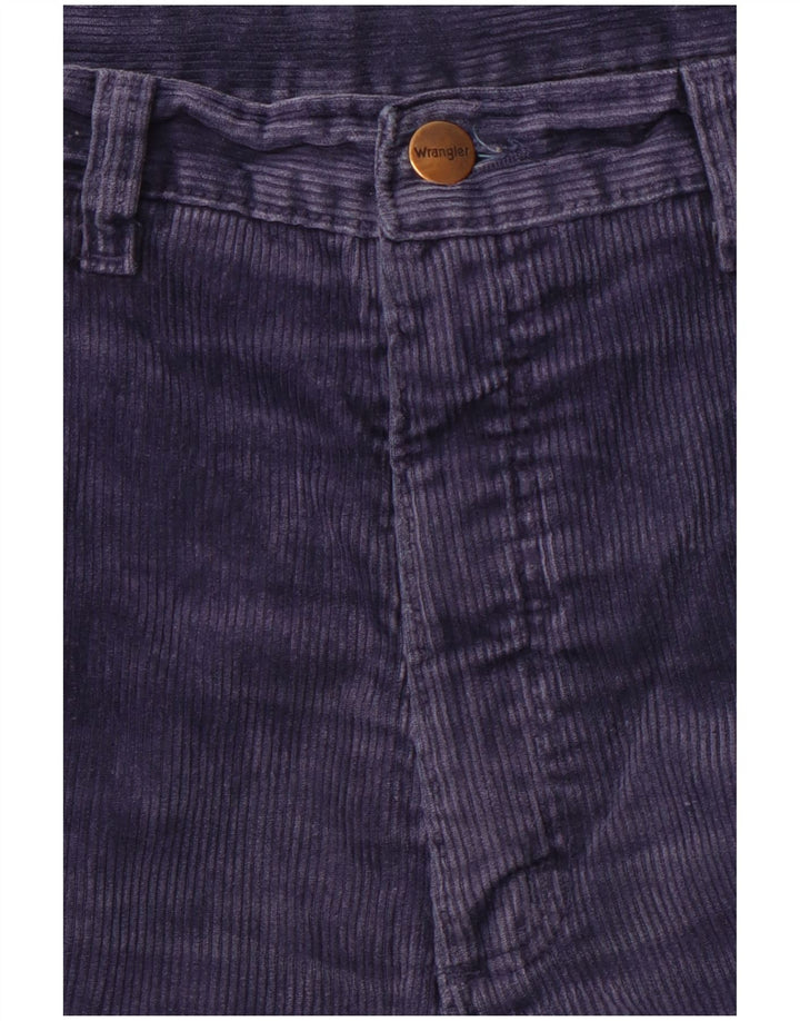 WRANGLER Pantalones rectos de pana para hombre W32 L28 Azul marino