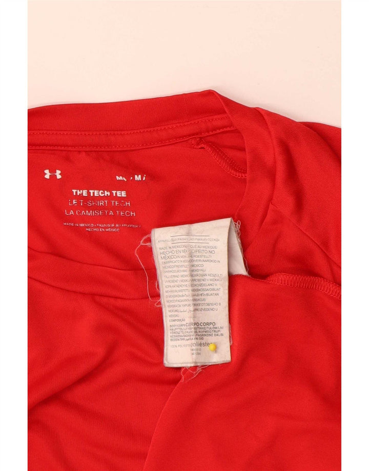 Camiseta Under Armour Hombre Top Medium Rojo Poliéster