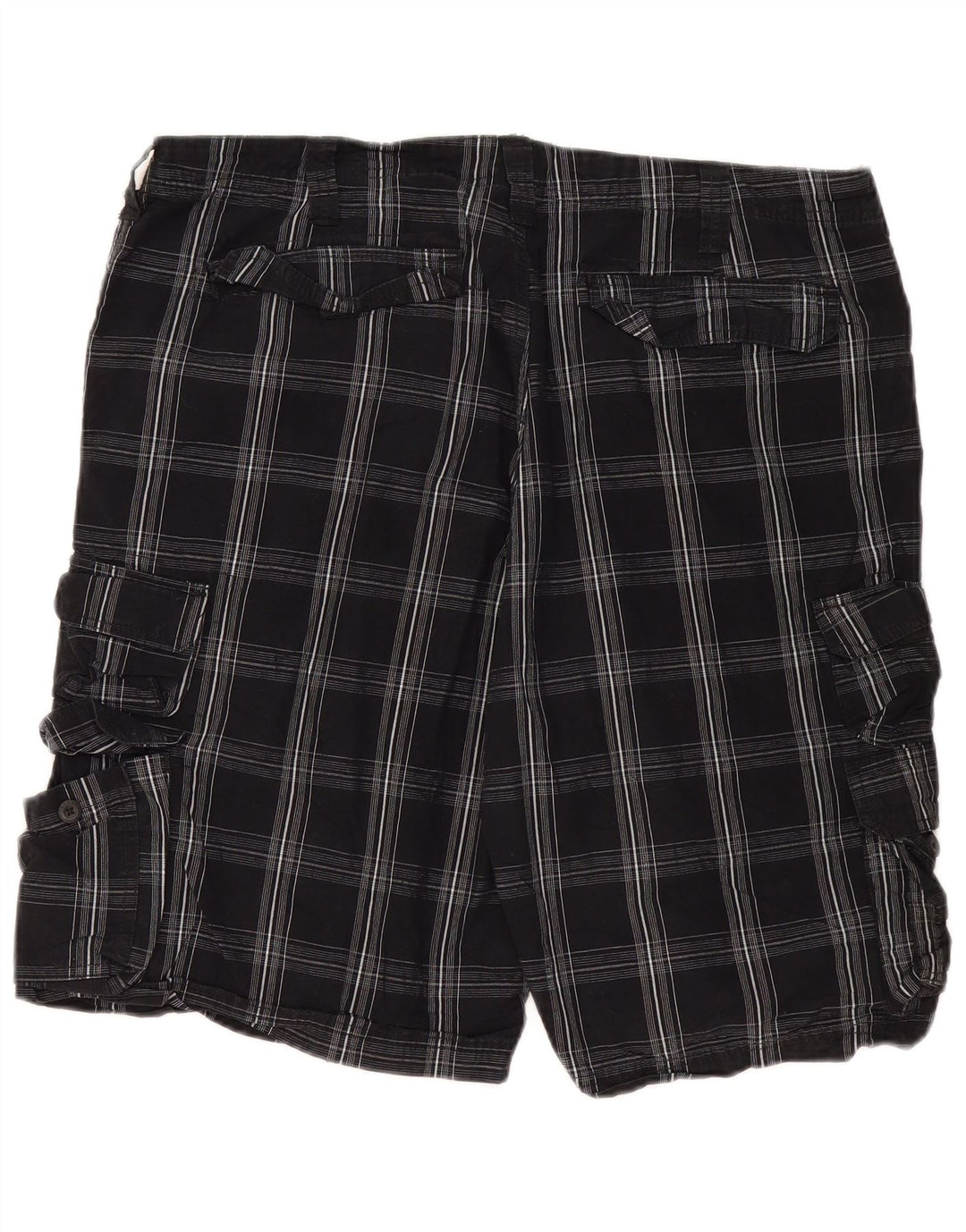 Pantalones cortos tipo cargo Lee para hombre W40 XL Algodón a cuadros negros