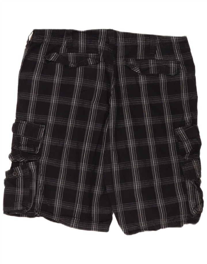 Pantalones cortos tipo cargo Lee para hombre W40 XL Algodón a cuadros negros