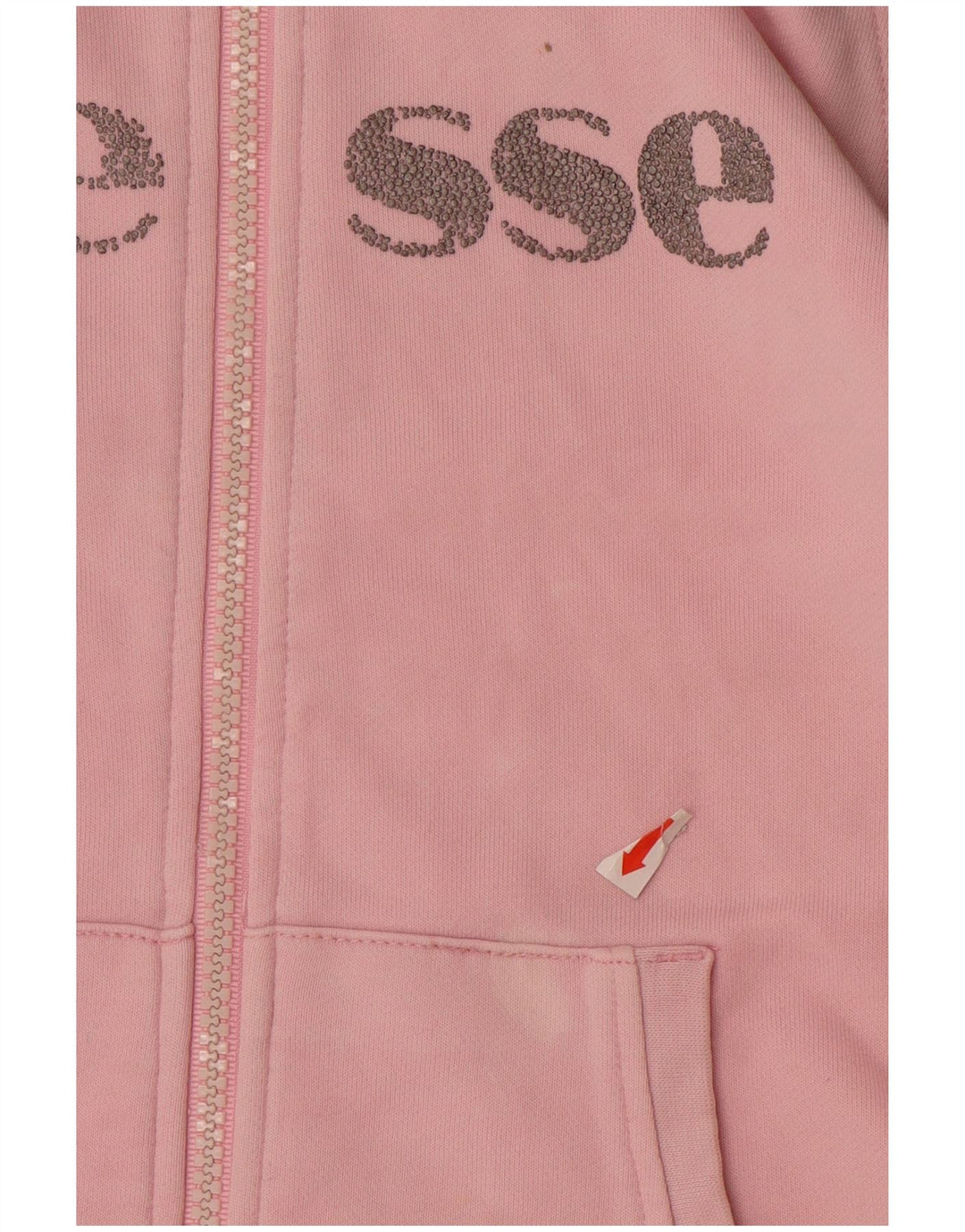 ELLESSE Sudadera con capucha y cremallera para niña 11-12 años Color rosa