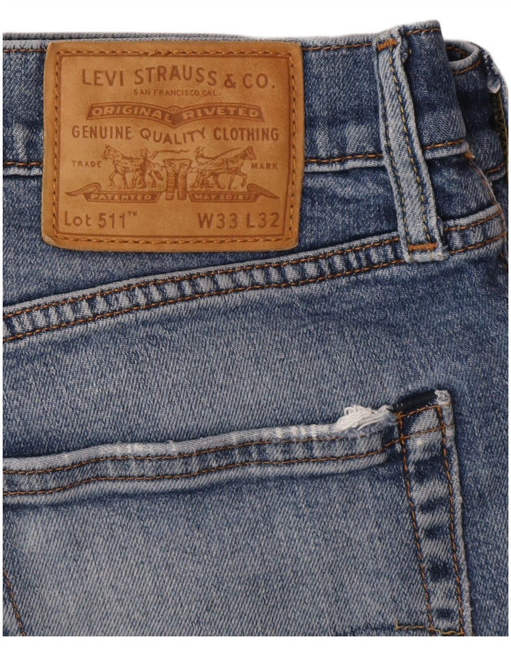 Vaqueros Levi's 511 Slim para hombre W33 L32 Azul