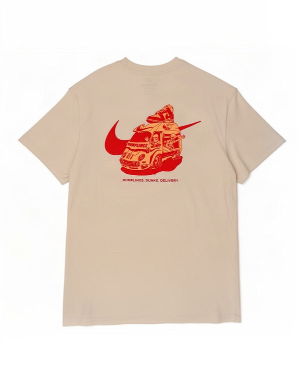 Nike Mens Loose Fit Graphic T-Shirt Top Small White Cotton