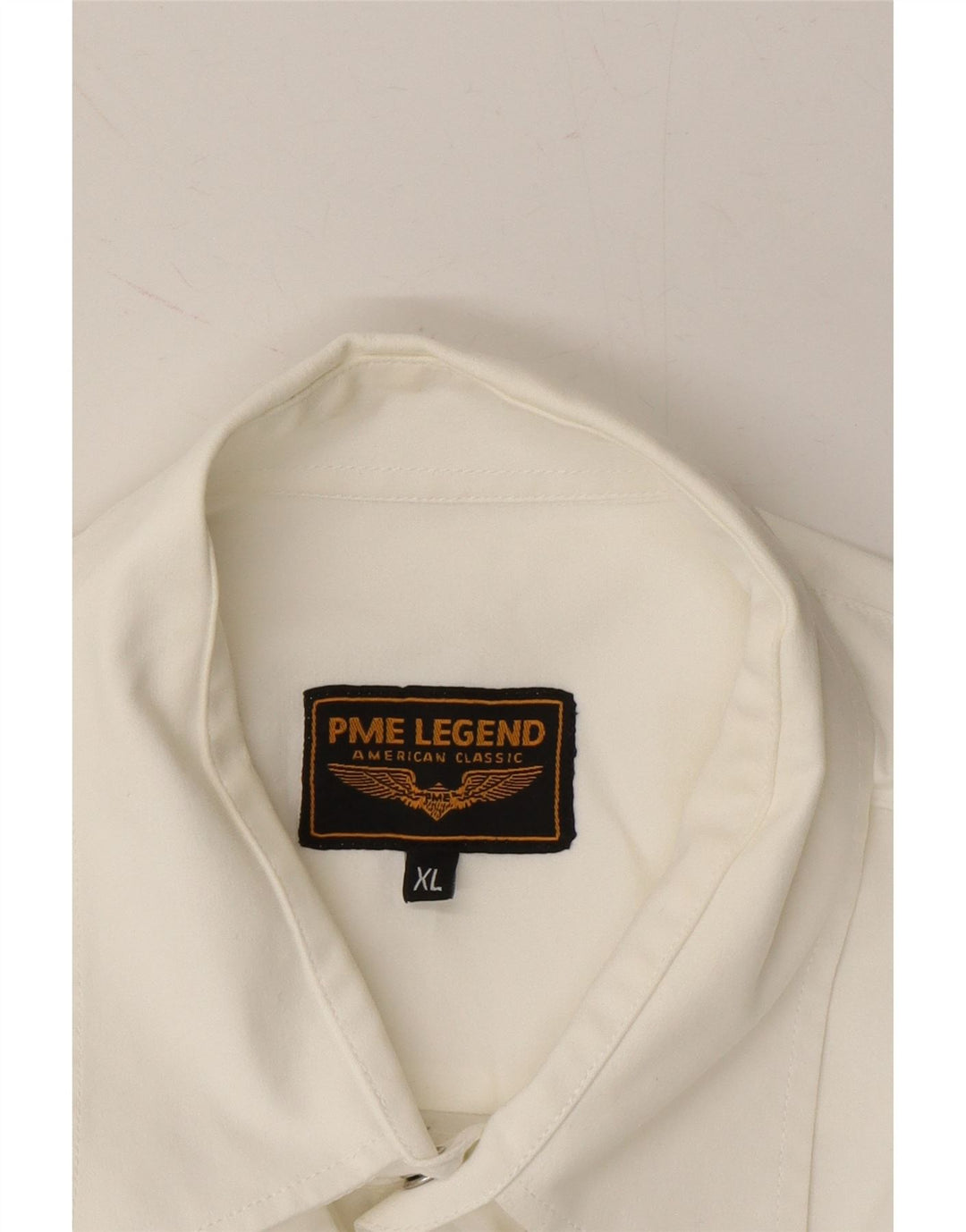 PME LEGEND Mens Graphic Shirt XL White Vintage Pme Legend and Second-Hand Pme Legend from Messina Hembry 