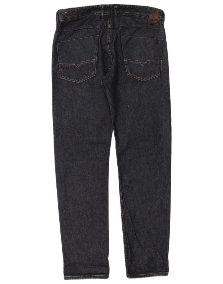 Diesel Hombre Reelack Jeans Rectos W31 L32 Algodón Azul Marino