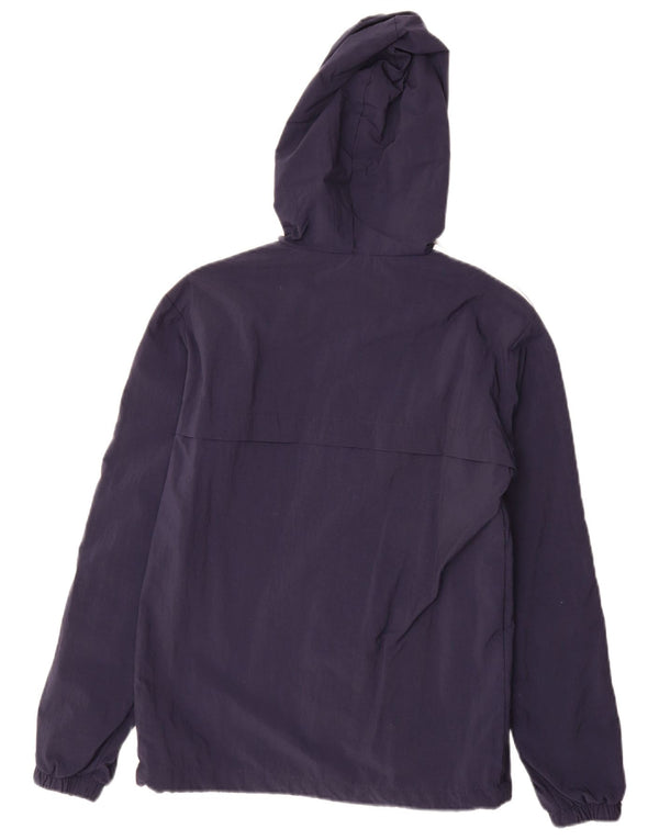Adidas - Chaqueta de chándal con capucha para hombre, talla XS, nailon azul marino