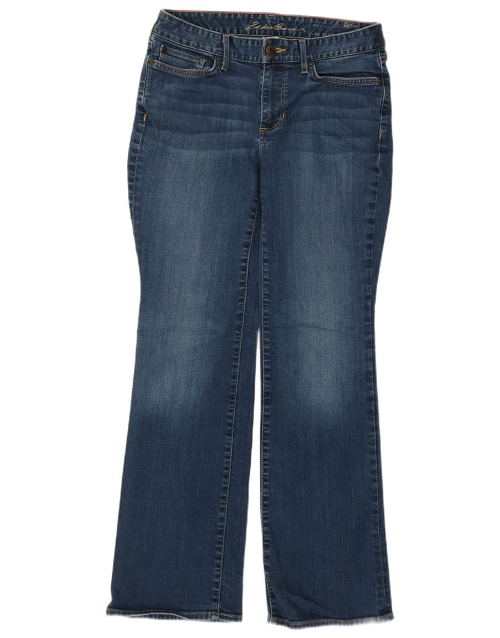Eddie Bauer Jeans Curvy Bootcut para Mujer US 6 Medium W28 L30 Algodón Azul