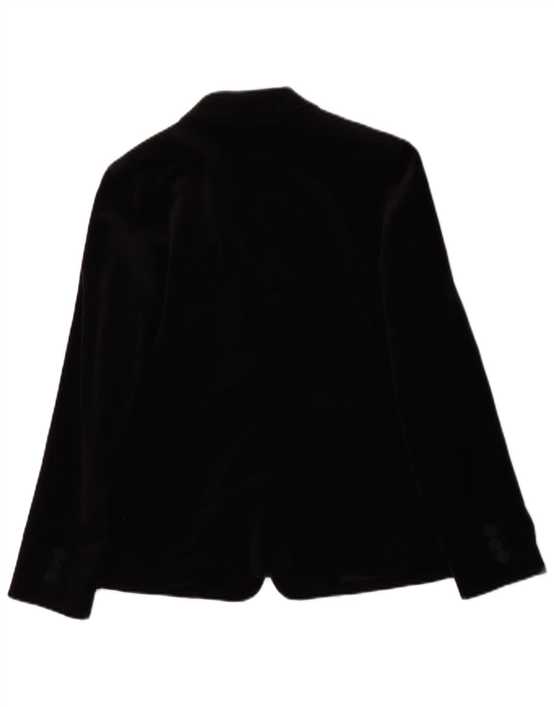 Marks & Spencer Chaqueta Blazer de Terciopelo con 1 botón para Mujer UK 40 Small Black