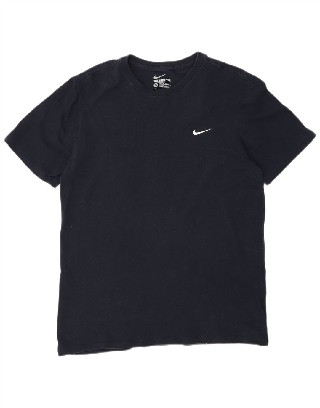 Camiseta Nike de corte atlético para hombre, talla mediana, azul marino