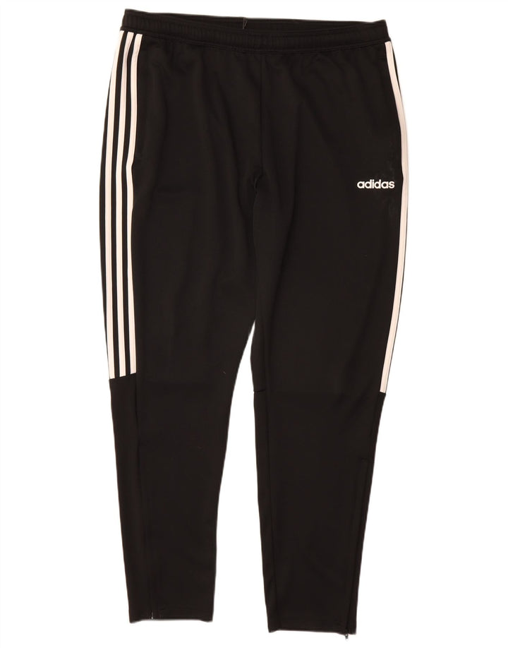 Adidas Hombre Climalite Pantalón Chándal XL Negro Poliéster