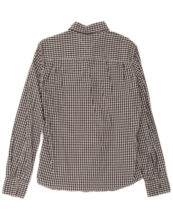 Camisa Tommy Hilfiger Hombre Algodón Vichy Azul Medio