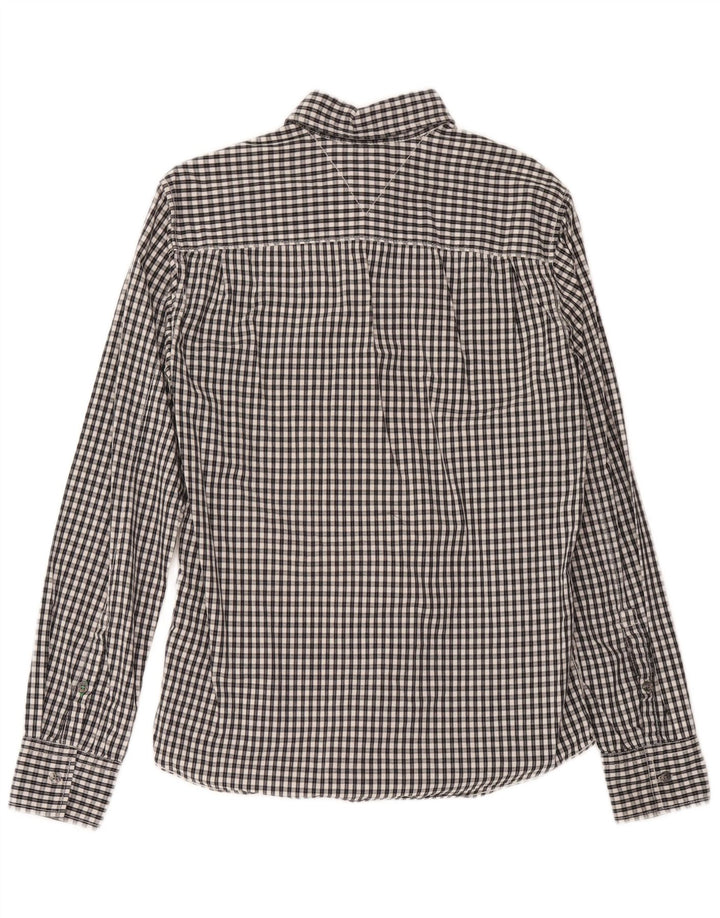 Camisa Tommy Hilfiger Hombre Algodón Vichy Azul Medio