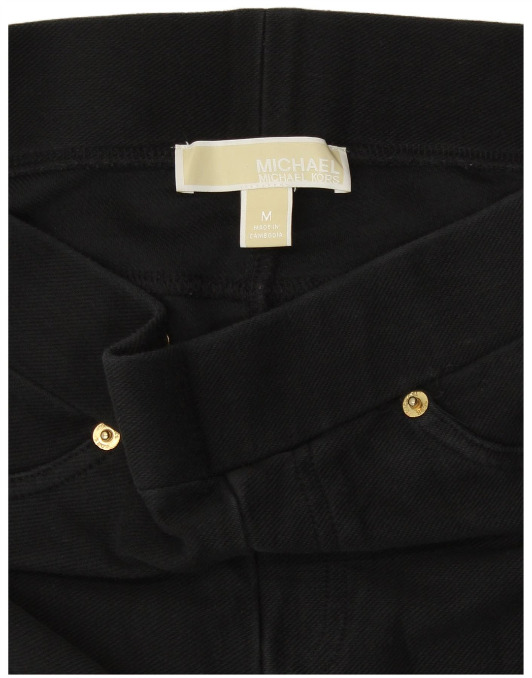 Michael Kors Leggings para mujer Reino Unido 14 Mediano Algodón negro