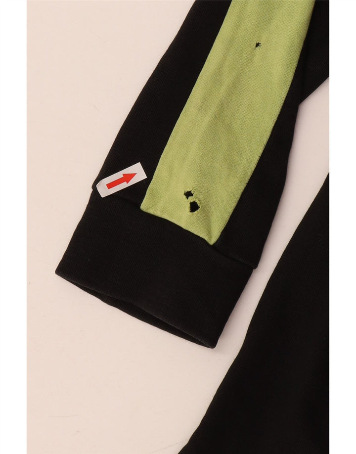 Puma - Sudadera para mujer, talla 40, talla mediana, color negro, algodón