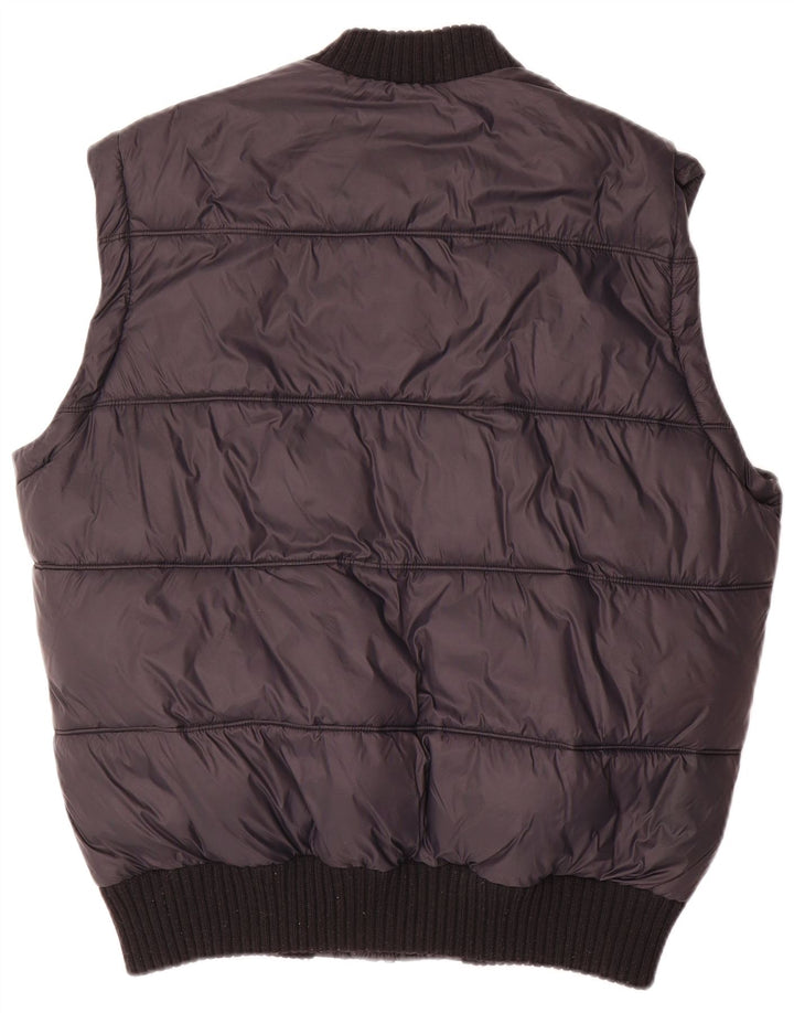 Esprit Chaleco acolchado para hombre UK 40 Large Poliéster negro