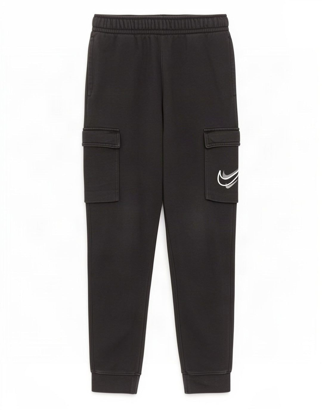 Nike Pantalones cargo cargo para niños, 10-11 años, talla mediana, algodón negro