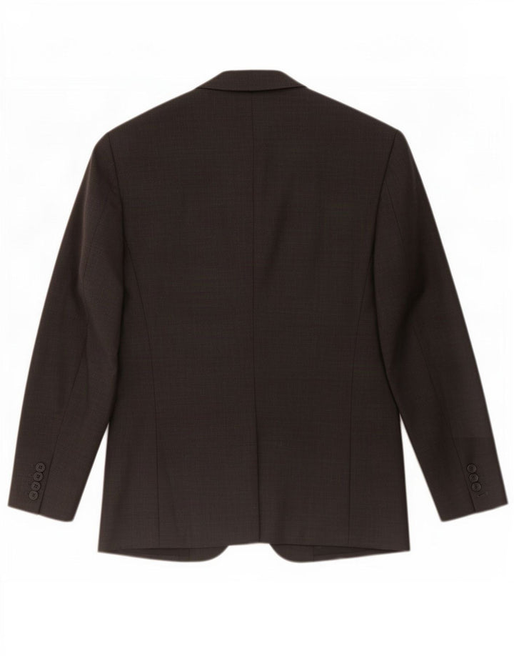 All Saints Chaqueta tipo blazer de 2 botones para hombre UK 38 Mediana Poliéster negro