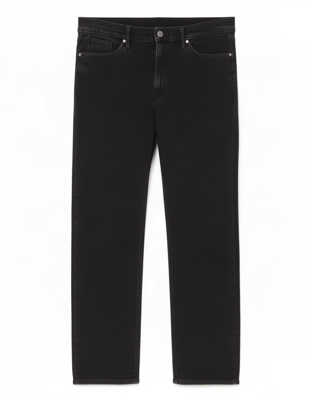 Marks & Spencer Vaqueros rectos para hombre W36 L31 Algodón negro