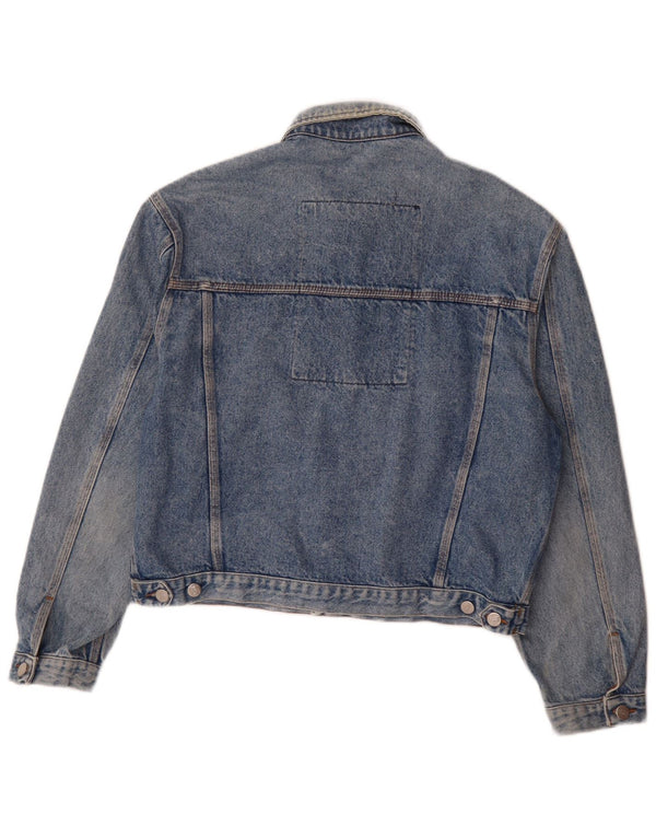 Enrico Coveri Chaqueta vaquera para hombre UK 40 Algodón azul grande