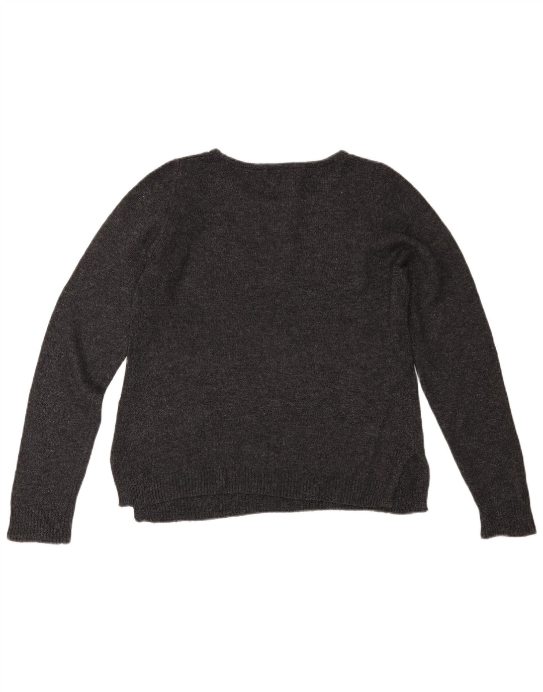 MONSOON Suéter tipo jersey con cuello barco para mujer, Reino Unido 40, algodón gris medio