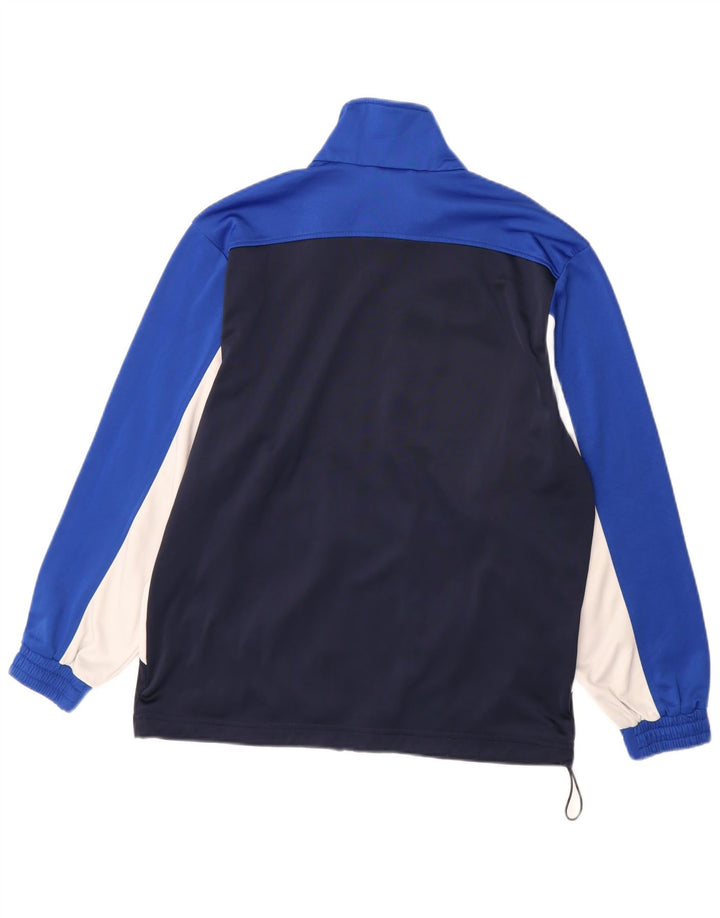 Lotto Hombre Chándal Top Chaqueta Grande Azul Marino Colorblock Poliéster