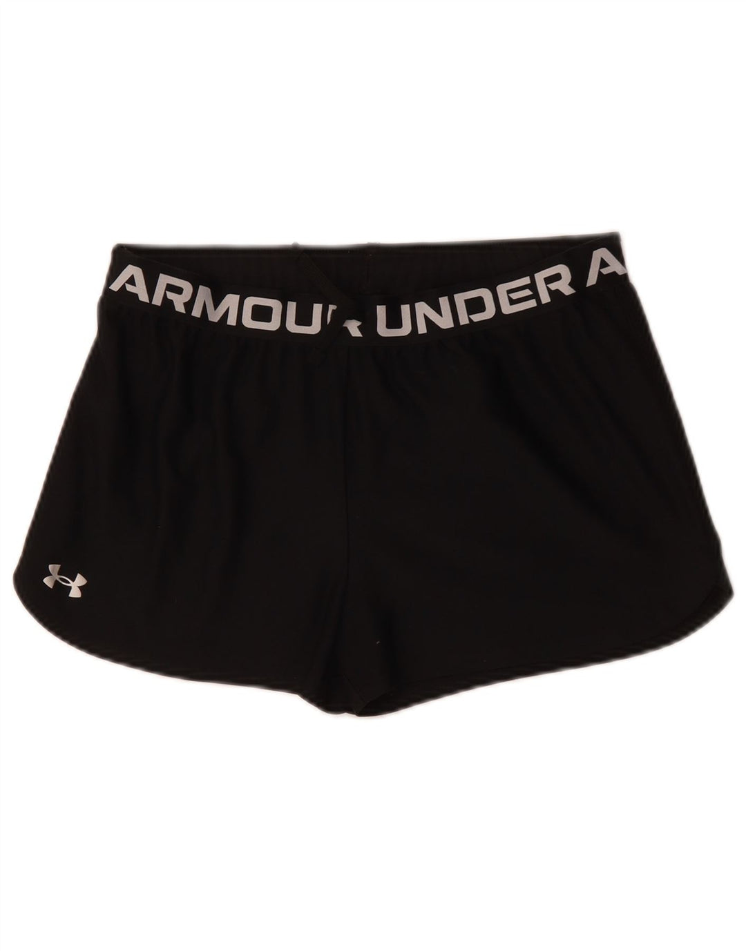 UNDER ARMOUR Pantalones cortos deportivos gráficos para niña 13-14 años XL Poliéster negro