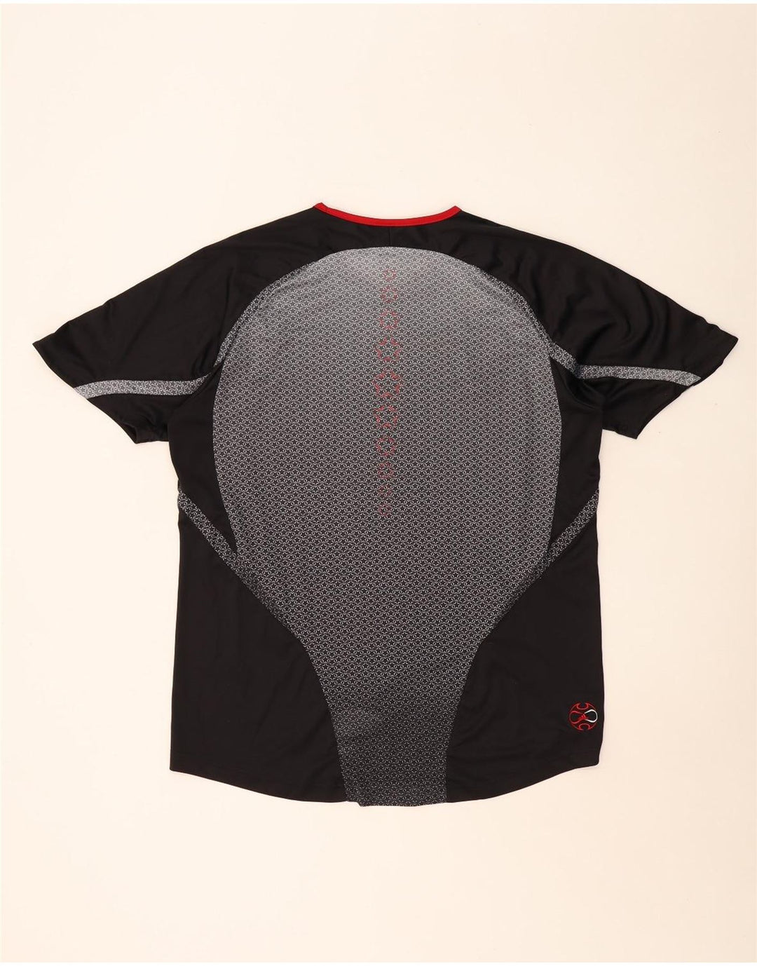 ADIDAS Hombre Climacool Camiseta Top XL Negro Colorblock Poliéster