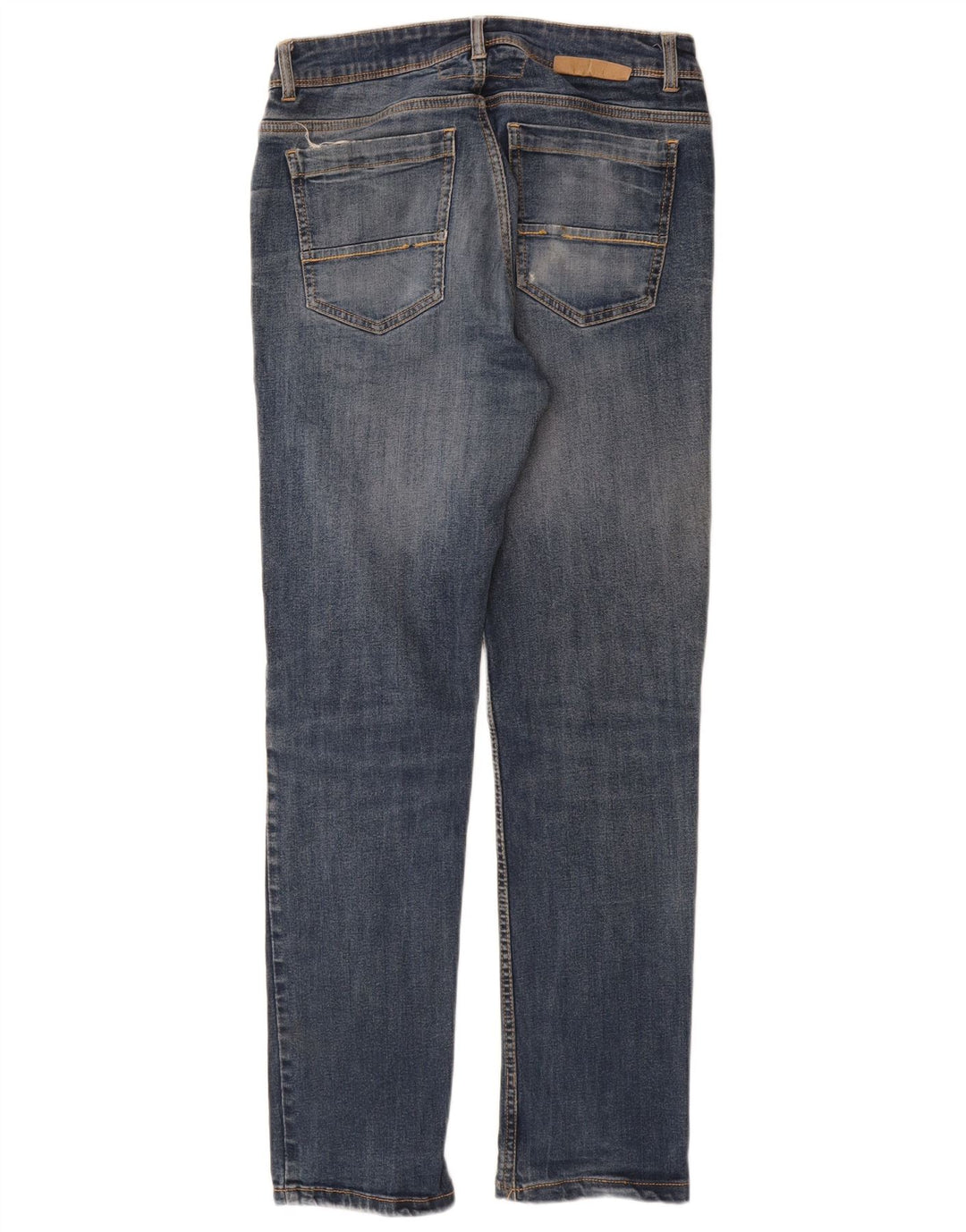 Dack's Jeans ajustados desgastados para mujer IT 46 Large W30 L29 Algodón azul