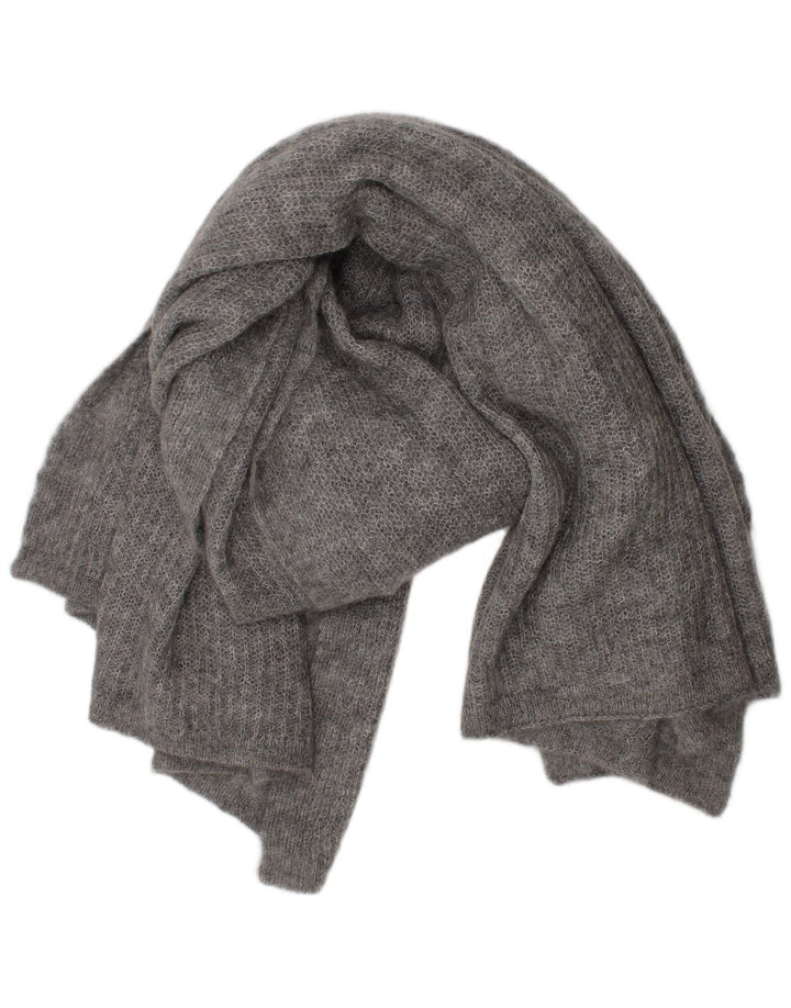 American Vintage Bufanda Rectángulo de Punto para Mujer Talla única Gris