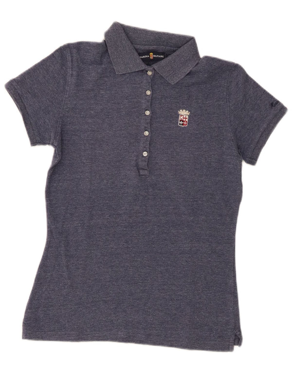 Marina Militare Polo para mujer UK 12 Medium Azul marino