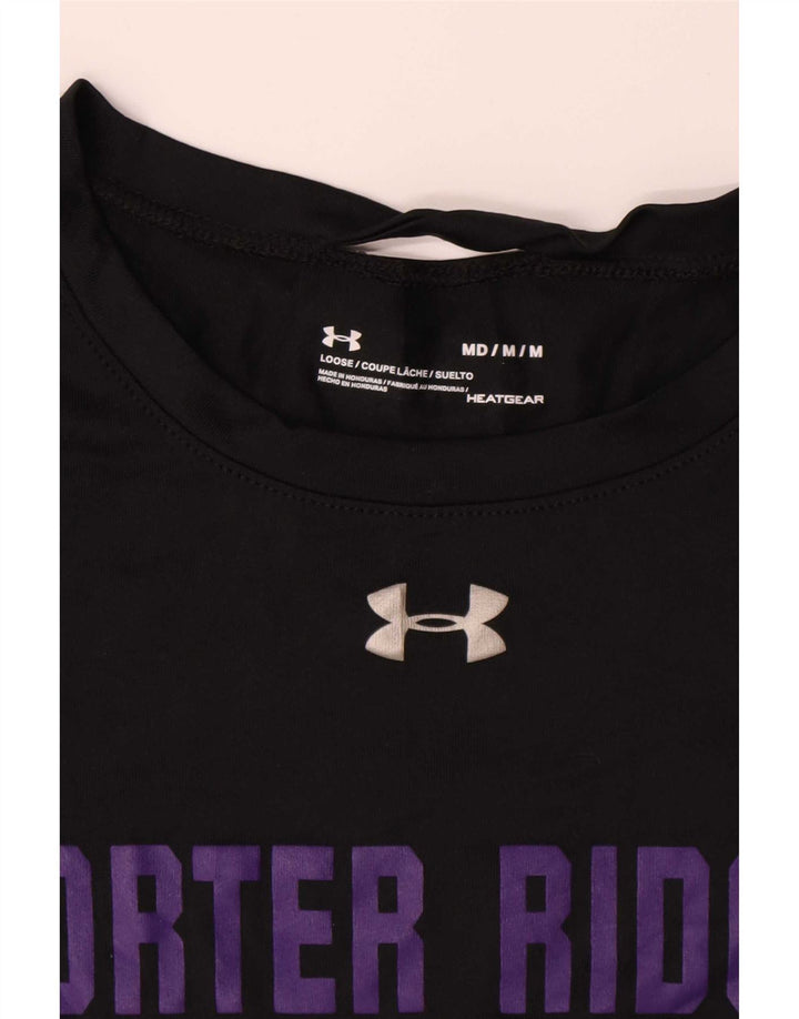 Under Armour - Camiseta gráfica para mujer, talla 40, talla M, color negro