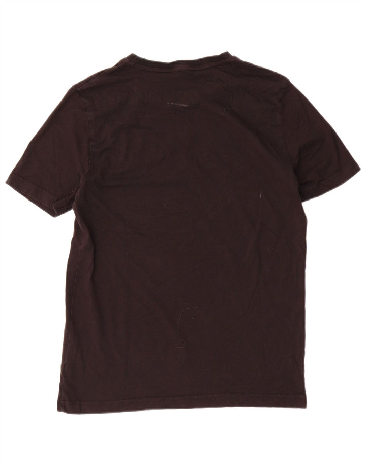Puma - Camiseta gráfica para hombre, talla pequeña, algodón negro