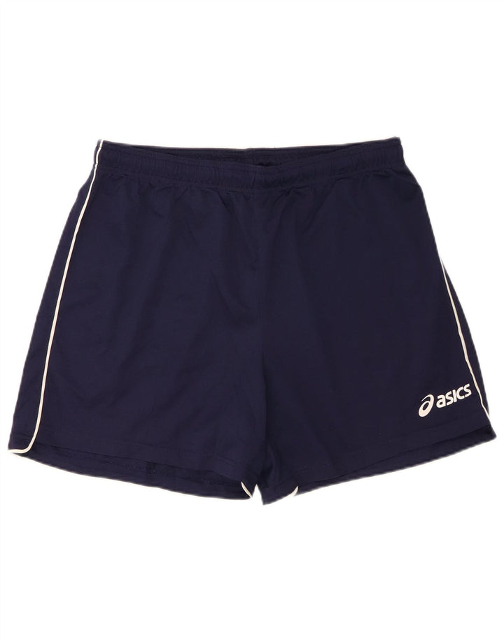 Asics Pantalón Corto Deportivo Niño 15-16 Años 2XL Azul Marino Poliéster