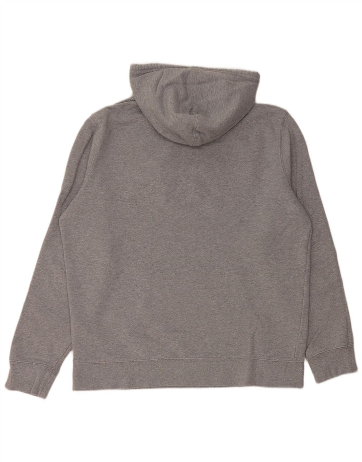 LEVI'S Jersey con capucha y ajuste estándar para hombre, talla grande, algodón gris